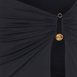 Safety pin cover-up skirt