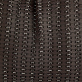 Chain-link leather tote bag