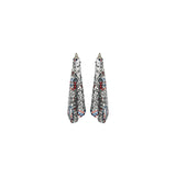 Pixel flow tie-dye earrings