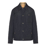 Reversible quilted nylon overshirt