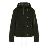 Wool hooded jacket