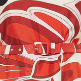 Roy Phoenix Placée print silk dress