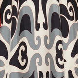 Long Sorella printed silk dress