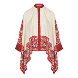 Cobra Placée silk foulard shirt