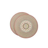 Set of 2 Napoli Dusty disk placemats