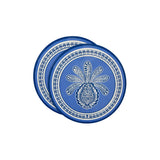 Set of  2 disk placemats