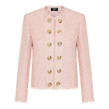 Balmain edge-to-edge sequin tweed jacket