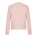 Balmain edge-to-edge sequin tweed jacket