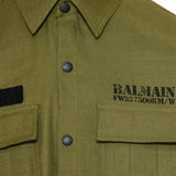 Logo printed long-sleeved shirt