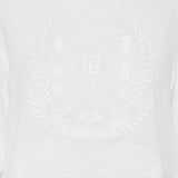 Logo embroidered oversized top