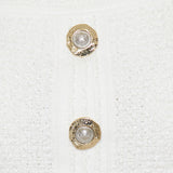 Balmain tweed cropped top