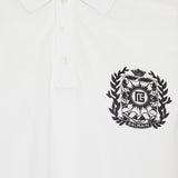 Écusson print polo shirt