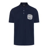 Écusson print polo shirt