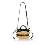 Shuffle mini raffia bag