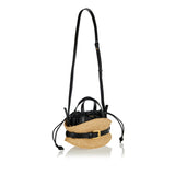Shuffle mini raffia bag