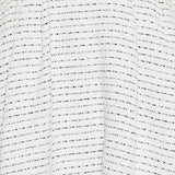 White striped sleeveless dress