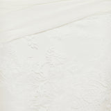 Silk lace mini dress with bows