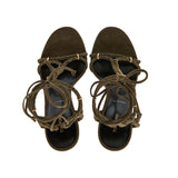 Lily embellished suede sandals