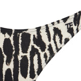 Triangle printed bikini