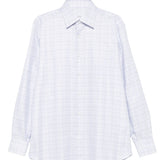 Checked long-sleeve shirt