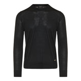 Cashmere-silk sweater