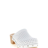 x Scholl leather sabots