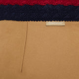 Cotton gabardine pleated mini skirt