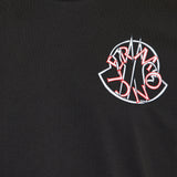 Overlapped logo cotton t-shirt