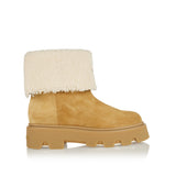Aurea suede-shearling boots