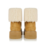 Aurea suede-shearling boots