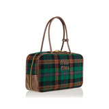 Beau Tartan top handle bag
