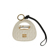 Wander leather bag charm