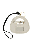 Wander leather bag charm