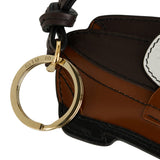 Miu ballet leather keychain accessory