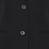 Single-breasted wool blazer