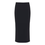 Kick-back midi skirt