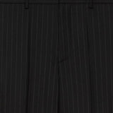 Striped straight-leg tailored trousers