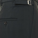 Bootcut tailored wool trousers