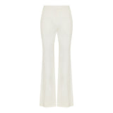 Bootcut tailored wool trousers