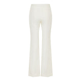 Bootcut tailored wool trousers