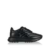 Padded leather sneakers 