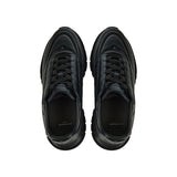 Padded leather sneakers 