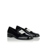 Tux patent leather loafers