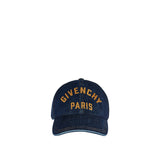 Embroidered denim cap