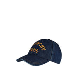 Embroidered denim cap