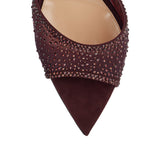 Rania crystal-embellished mules