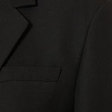 V-waist long baggy jeans