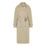 Cotton-blend trench coat