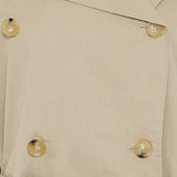 Cotton-blend trench coat