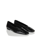 Minimalist croco-embossed ballerinas flats